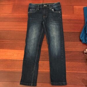 George kids Slim Straight Jeans in Dark Blue Wash